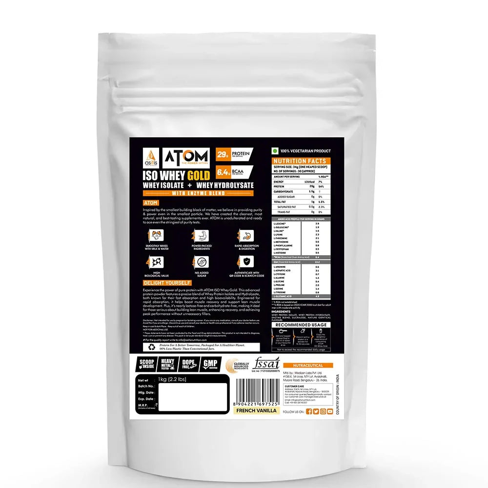 AS-IT-IS Nutrition ATOM Iso Whey Gold