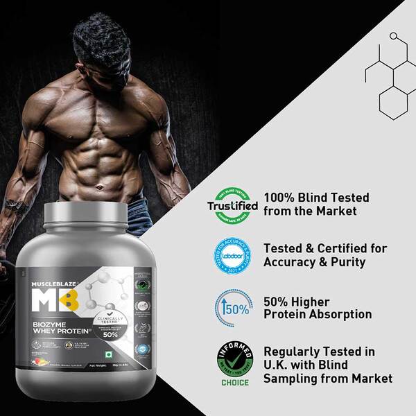 MuscleBlaze Biozyme Whey Protein