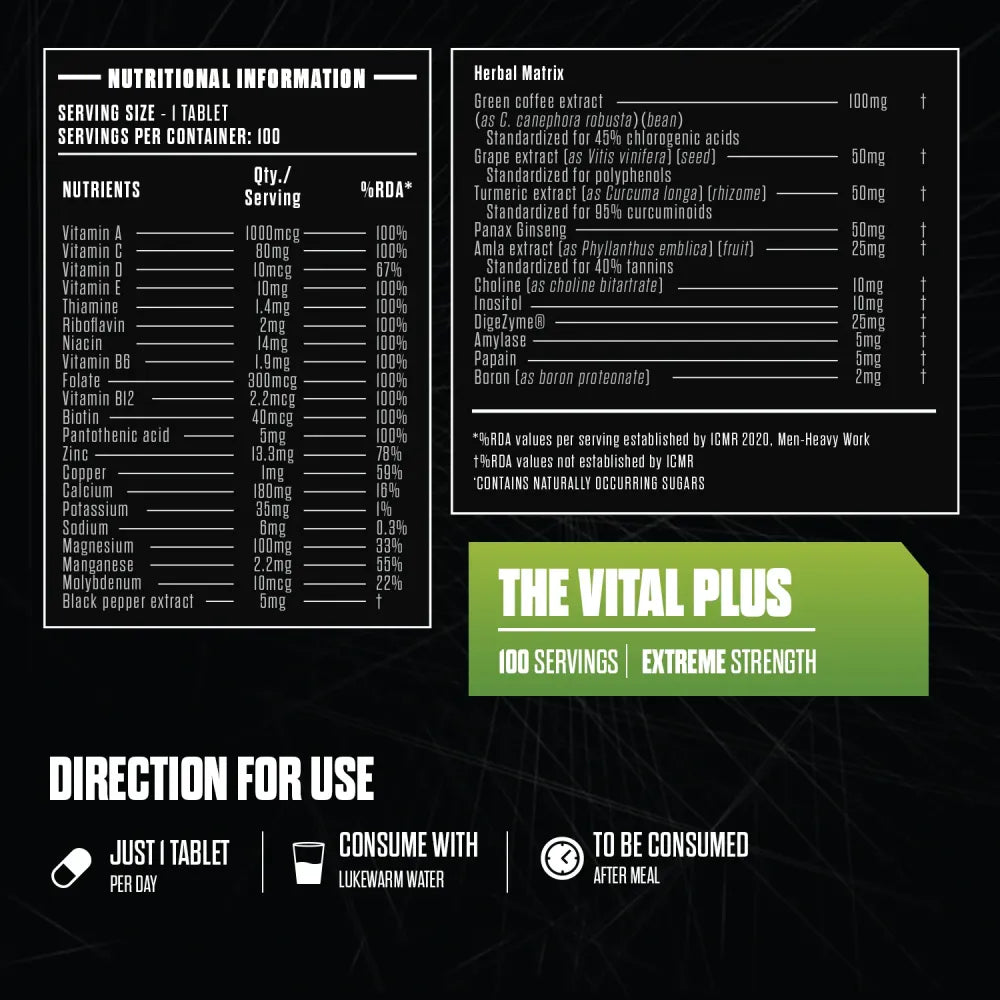 The Vital Plus Multivitamin
