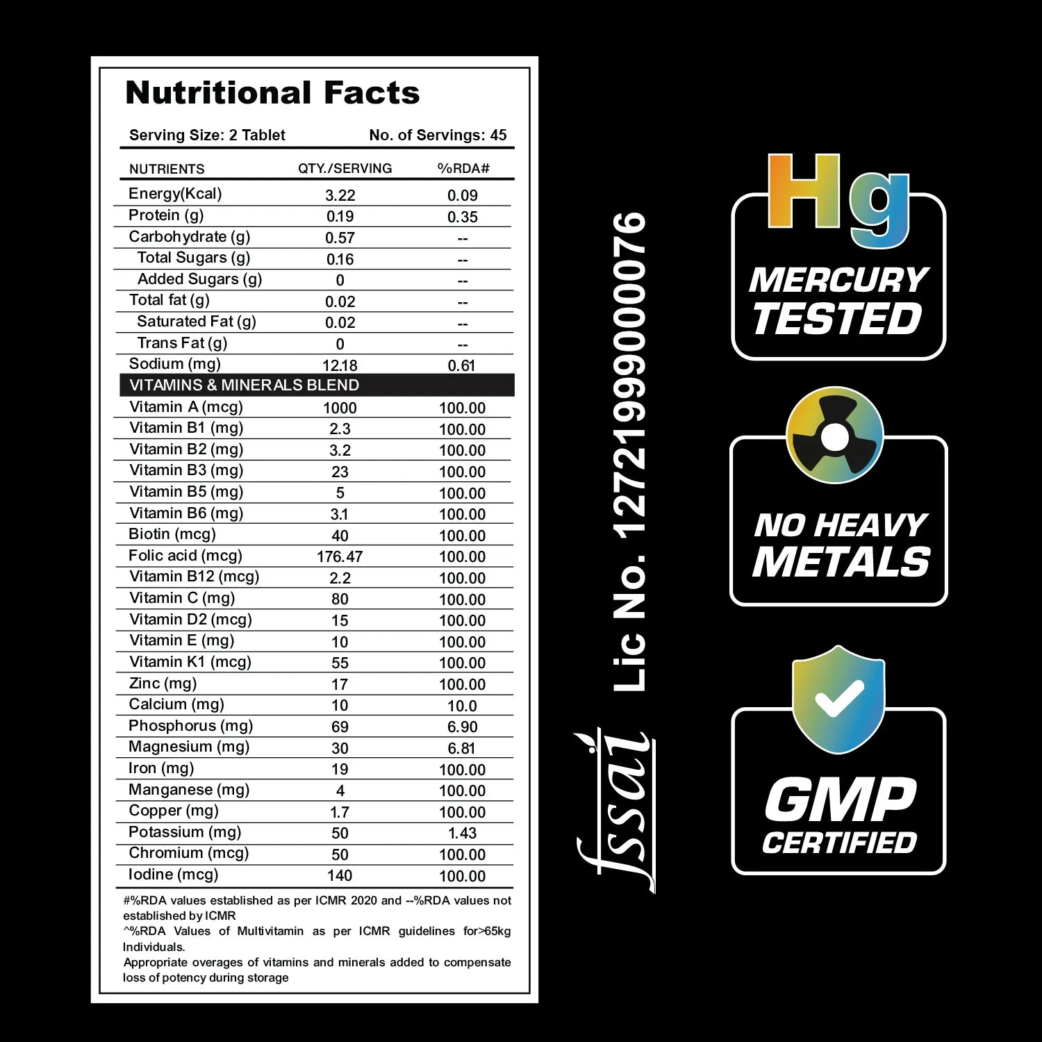 Iron Vitality Multivitamin