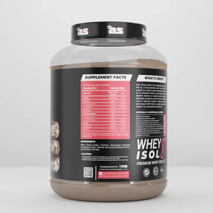 AMERICAN SUPPS WHEY PROTEIN ISOLATE