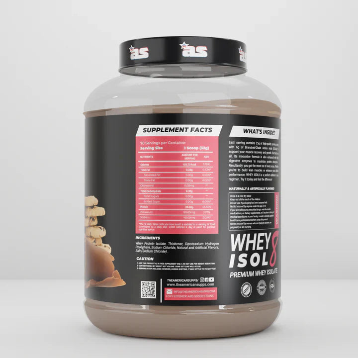 AMERICAN SUPPS WHEY PROTEIN ISOLATE